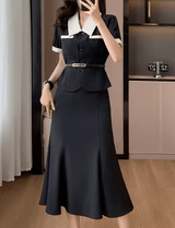 Années 40 Ensemble Tailleur Et Jupe Sirène Rétro - Ma Penderie Vintage