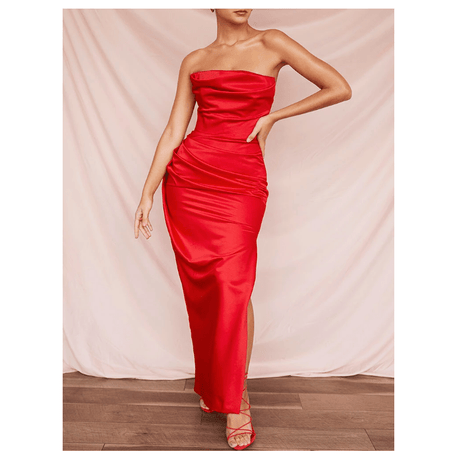 Années 50 Robe De Soirée Bustier Hepburn - Ma Penderie Vintage