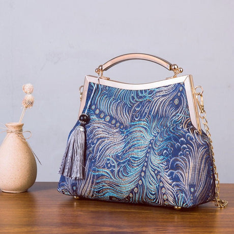 Années 20 Pochette Soirée Art Déco Lamé - Ma Penderie Vintage