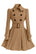 Années 60 Manteau Évasé Rétro Double Boutonnage - Ma Penderie Vintage
