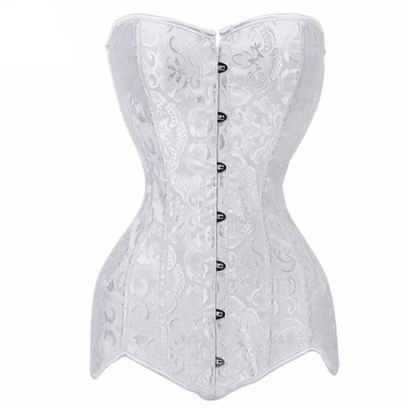 Années 60 Corset Vintage Brocart Fleuri - Ma Penderie Vintage