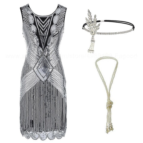 Années 20 Tenue Robe et Accessoires Art Déco Chicago - Ma Penderie Vintage
