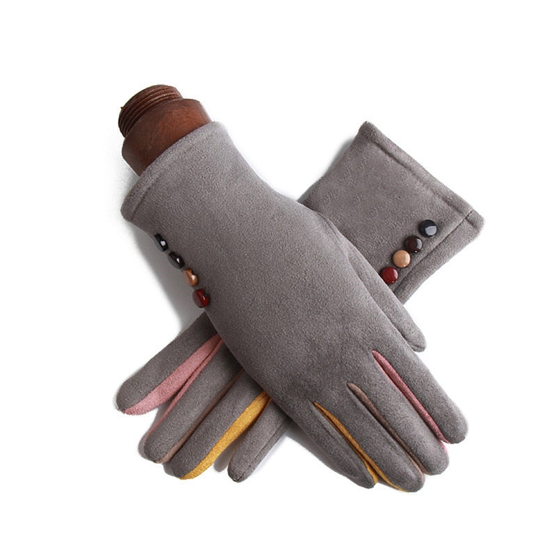 Années 40 Gants Hiver Rétro Multicolores - Ma Penderie Vintage