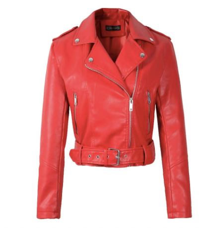 <tc>1960's</tc> Faux Leather Biker Rockabilly Jacket