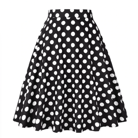 Années 50 Jupe Cercle À Pois Pin Up - Ma Penderie Vintage