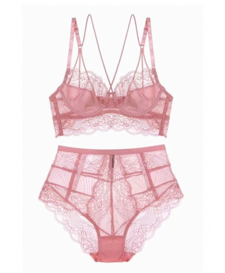 <tc>1960's</tc> Retro Lace Lingerie Set