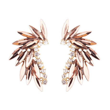 Années 50 Boucles d’Oreilles Grimpantes Cocktail Champagne - Ma Penderie Vintage