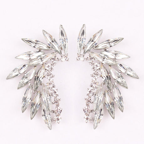 Années 50 Boucles d’Oreilles Grimpantes Cocktail Transparente - Ma Penderie Vintage