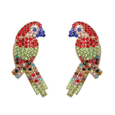 Années 60 Boucles d'Oreilles Soirée À Strass - MA PENDERIE VINTAGE