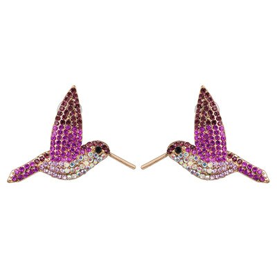 Années 60 Boucles d'Oreilles Soirée À Strass - MA PENDERIE VINTAGE