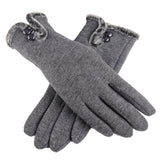 Années 40 Gants Fourrure Automne-Hiver Glamour