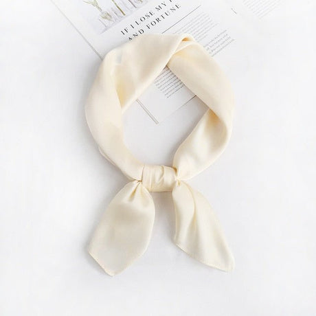 Années 40 Foulard Rétro Carré Façon Soie - Ma Penderie Vintage