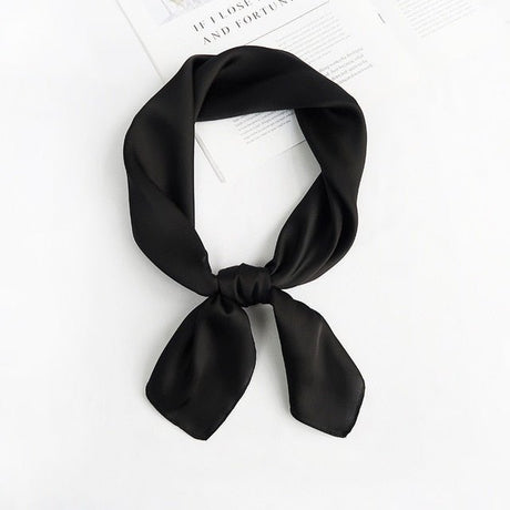 Années 40 Foulard Rétro Carré Façon Soie - Ma Penderie Vintage