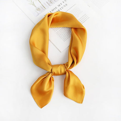 Années 40 Foulard Rétro Carré Façon Soie - Ma Penderie Vintage