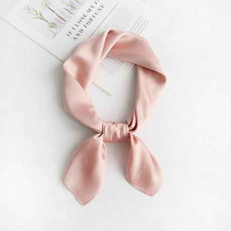Années 40 Foulard Rétro Carré Façon Soie - Ma Penderie Vintage