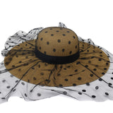 Années 50 Chapeau Vintage Glamour A Pois Coco Marron -Ma Penderie Vintage