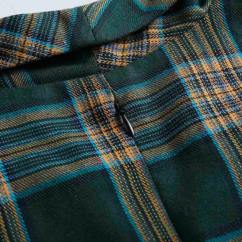 Années 50 Robe évasée À Carreaux Vintage Plaid - Ma Penderie Vintage