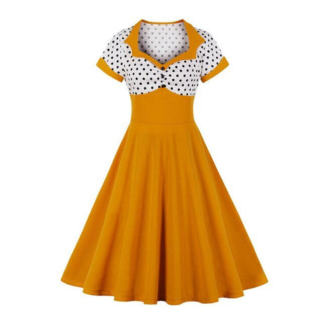 Années 60 Robe Bi - Colore Pois Rockabilly - Ma Penderie Vintage