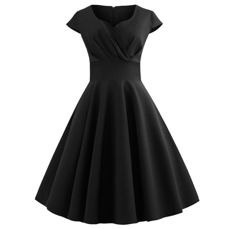 Années 50 Robe Évasée Mancheron Dolly - Ma Penderie Vintage