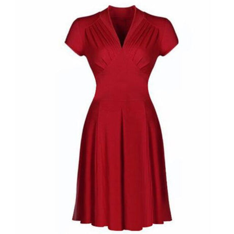 Années 50 Robe Évasée Classique Pin Up - Ma Penderie Vintage