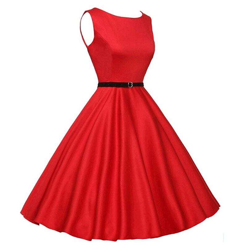 <tc>1950's</tc> Pin Up Hepburn Flared Dress