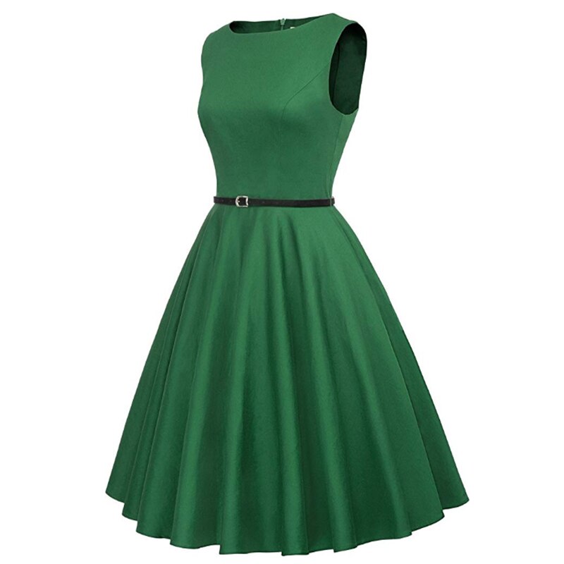 <tc>1950's</tc> Pin Up Hepburn Flared Dress