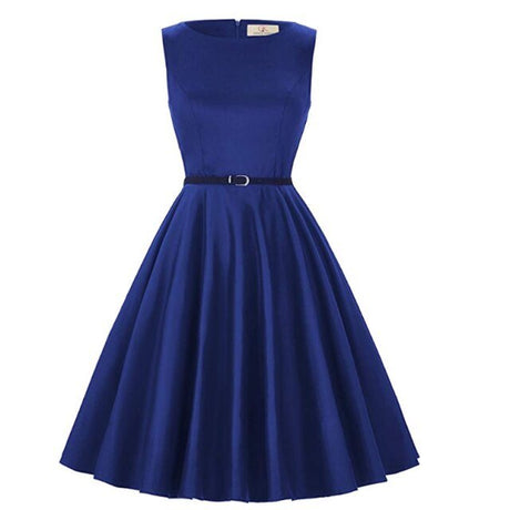 Années 50 Robe Évasée Pin Up Hepburn - Ma Penderie Vintage
