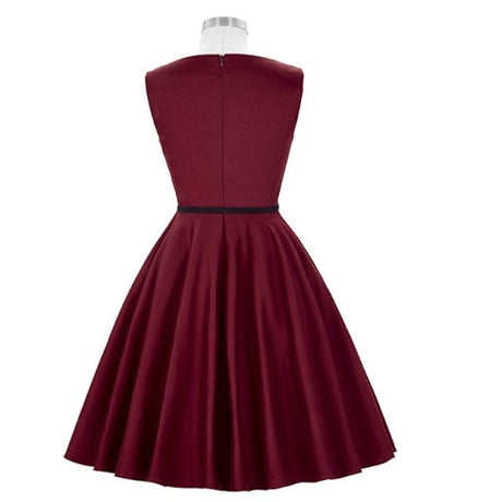 Années 50 Robe Évasée Pin Up Hepburn - Ma Penderie Vintage